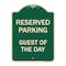Signmission Designer Series Guest of Day, Green & Tan Heavy-Gauge Aluminum Sign, 24" x 18", G-1824-23931 A-DES-G-1824-23931 - alternate 1